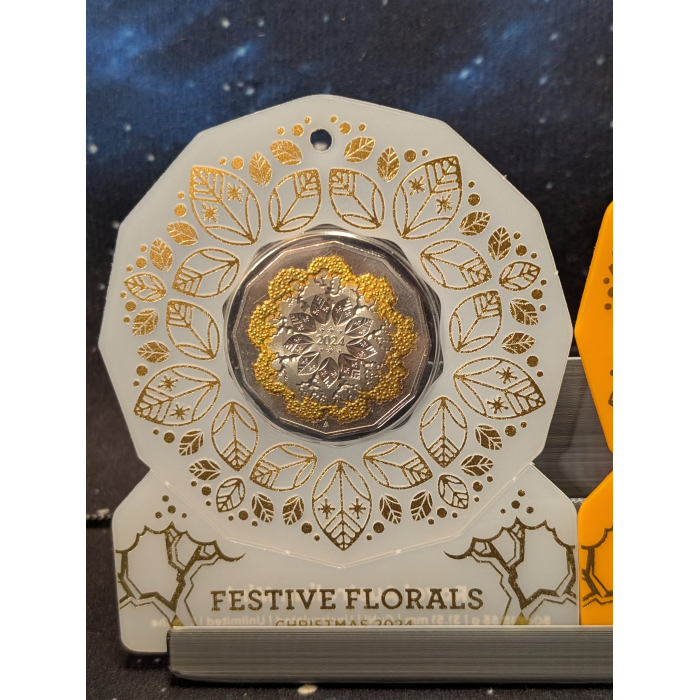 2024 Christmas Festive  Florals 50c set of 5