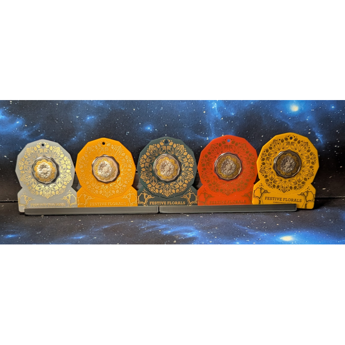 2024 Christmas Festive  Florals 50c set of 5