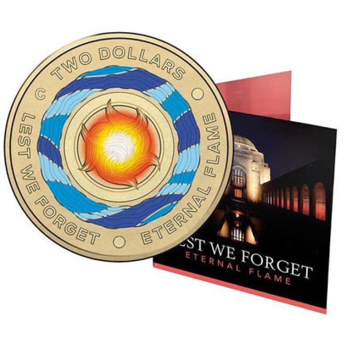 2018 $2 Eternal Flame ‘C’ Mintmark Coin