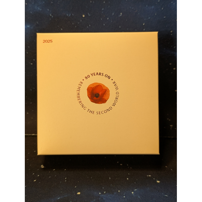 2025 $2 'C' Coloured Fine Silver Proof Coin 80th Anniversary WWII -