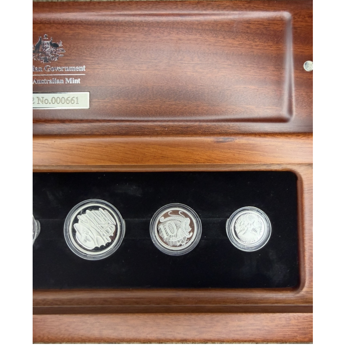 2012 Fine Silver Proof Year Set – Royal Australian Mint – Numbered Timber Case