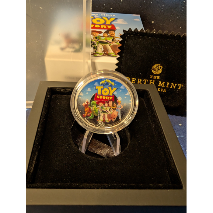 2025 50c 30th Anni Disney Pixar Toy Story 1/2oz Silver Proof Coloured Coin