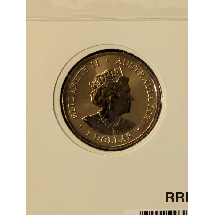 PNC Australia 2021  Cat  RSPCA 150 Years Caring and Protecting $1 Coloured Coin