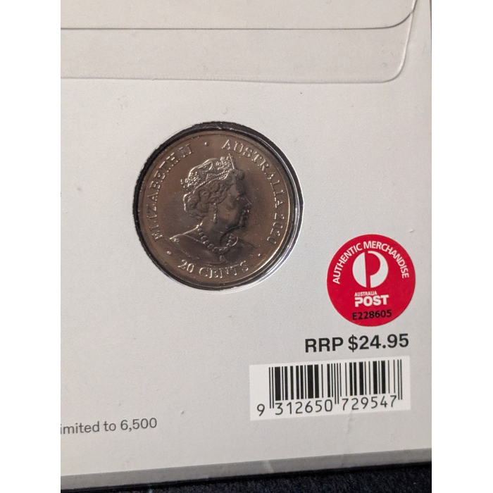 2020 Australia 20c ACDC Back in Black AC/DC PNC