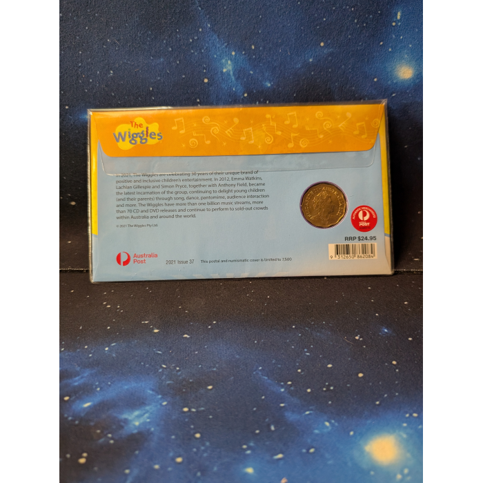 30 Years The Wiggles PNC / Original & New / Scalloped 30c Coin with Privy Mark