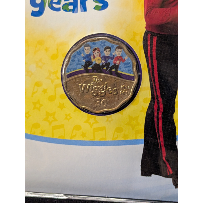30 Years The Wiggles PNC / Original & New / Scalloped 30c Coin with Privy Mark