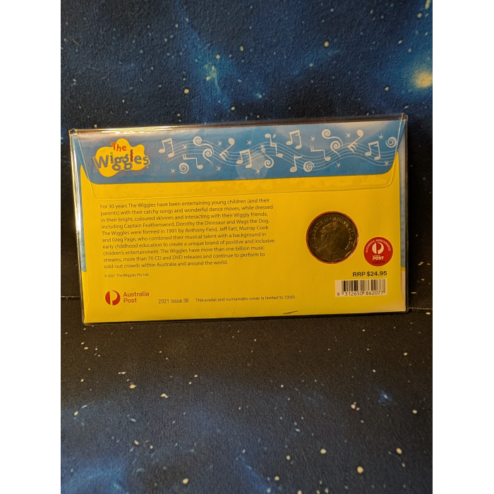 30 Years The Wiggles PNC / Original & New / Scalloped 30c Coin with Privy Mark