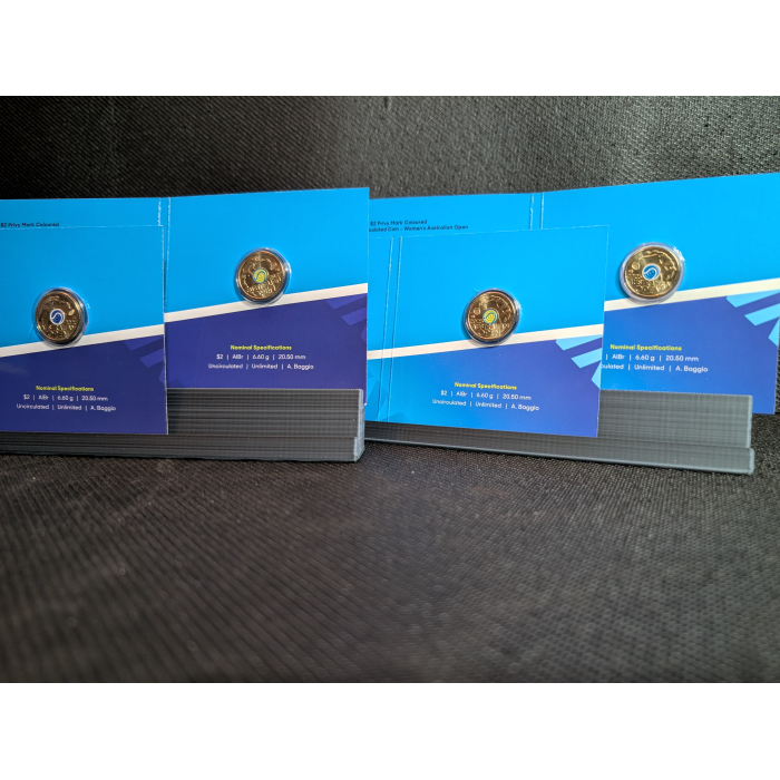 2025 $2 Australian open Tennis Fluro  & Blue Men's &  women's 