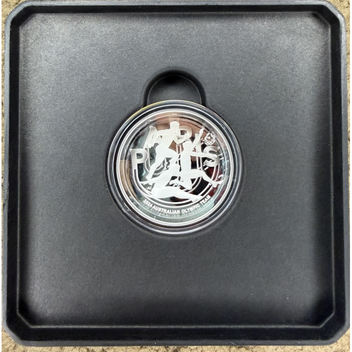 2024 $5 Australian Olympic Team Paris Silver Proof Coin – Royal Australian Mint