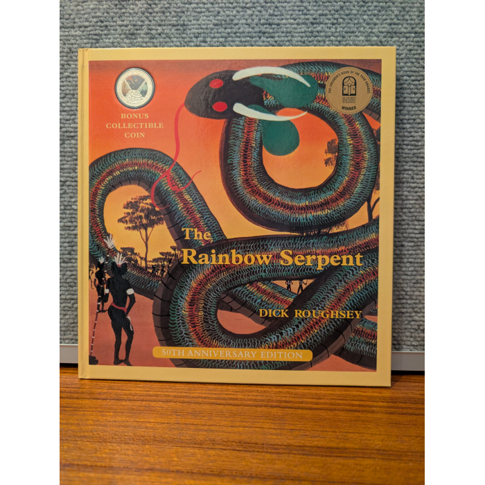 2025 50TH ANNIVERSARY THE RAINBOW SERPENT BOOK & BONUS COLOURED SILVER 20C COIN