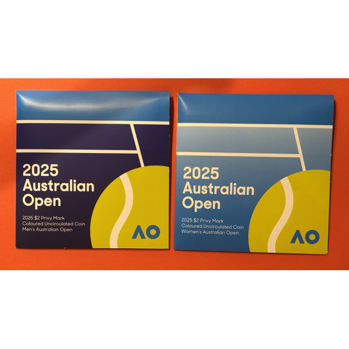 2025 AO $2 Privy Mark - Men+Women Pair Unopened