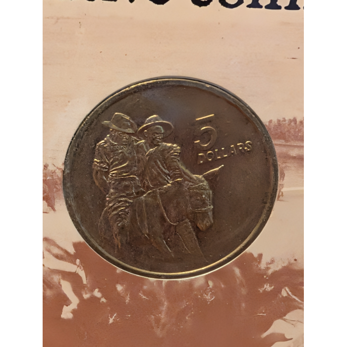 2 X 1990 Five $5 Dollar ANZAC 75TH ANNIVERSARY Uncirculated Coin UNC MINT