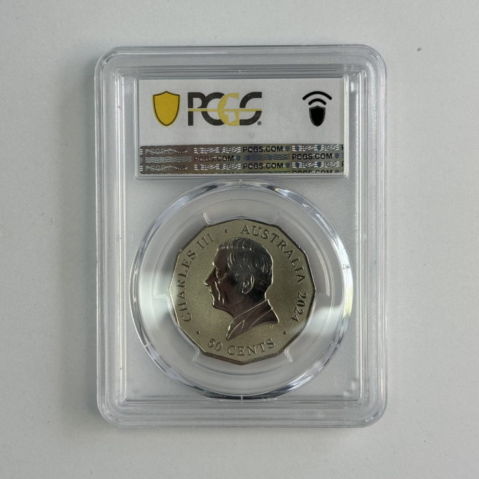 2024 Australia 50 Years of NAIDOC Colorized 50c PCGS MS70