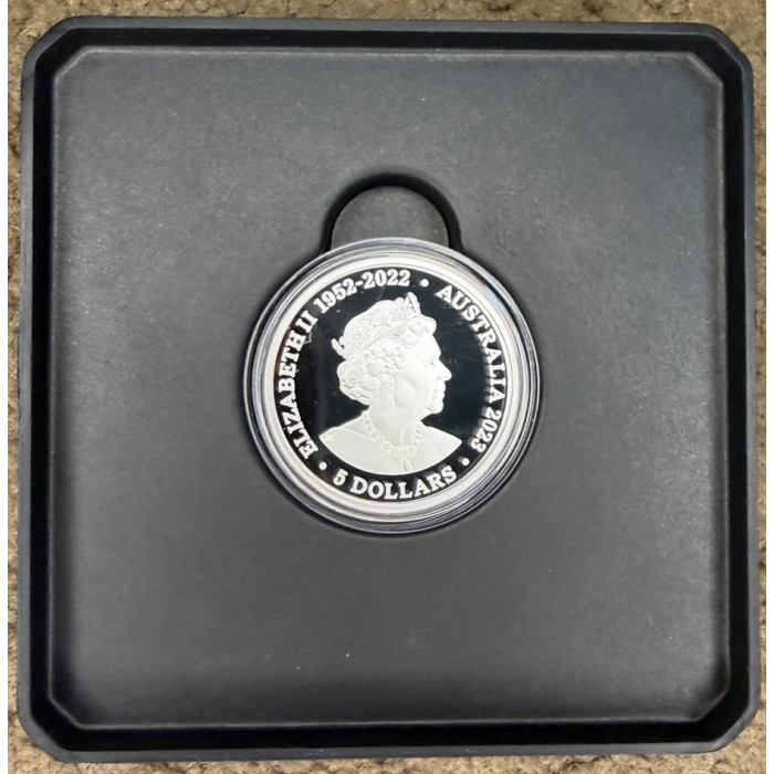 2023 $5 Humpback Whale 1oz Silver Proof Coin