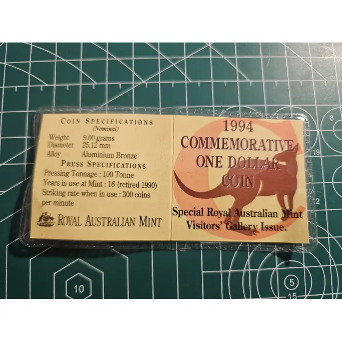 1994 commemorative dollar visitors gallery issue 