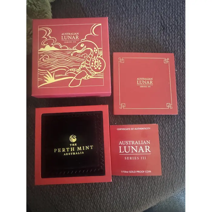 2025 Year of the Snake 1/10oz Gold Proof Coin