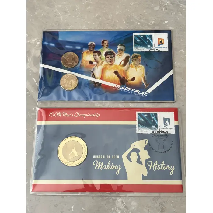 BUNDLE of 10 Australia Post PNCs - Tennis, Torres Strait, Xmas - 50c, $1, $2, $5