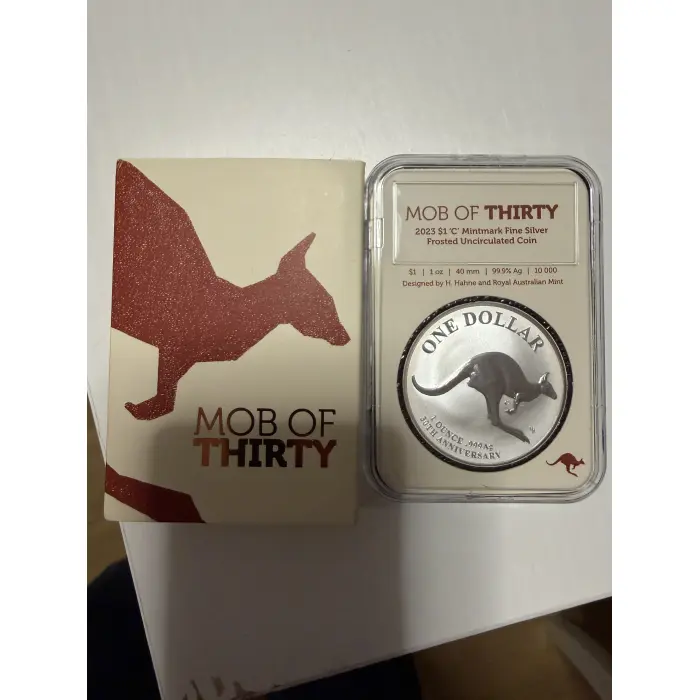 2023 Mob of Thirty 1oz Silver Coin