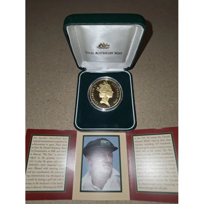 1996 $5 Proof - Sir Donald Bradman