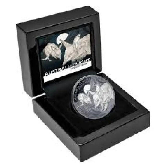 2026 1oz Silver Black Proof Greater Bilby Coin | Australia at Night - Mintage: 1