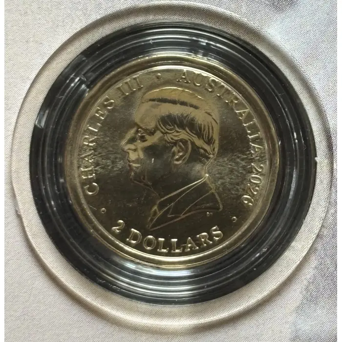 2026 DAWN SERVICE LEST WE FORGET $2 'C' MINT UNCIRCULATED COIN.