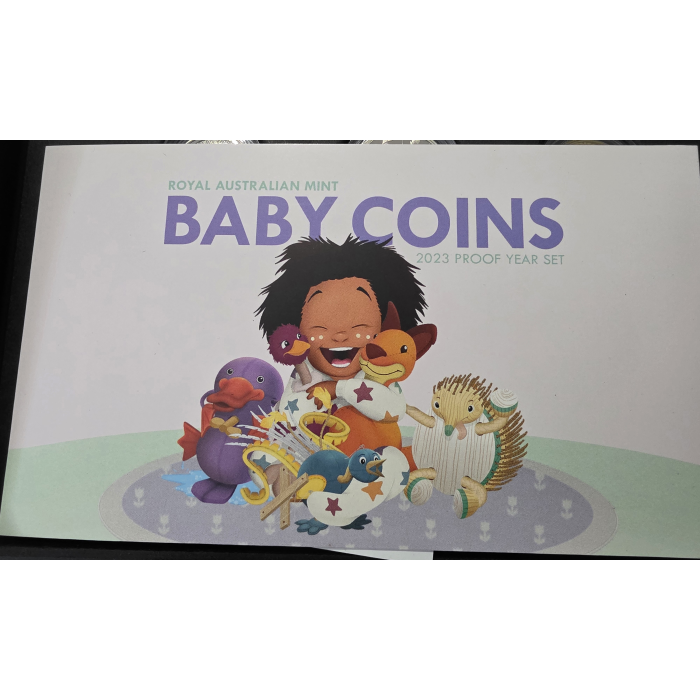 Royal Australian Mint Baby Coins 2023 Proof Year Set 