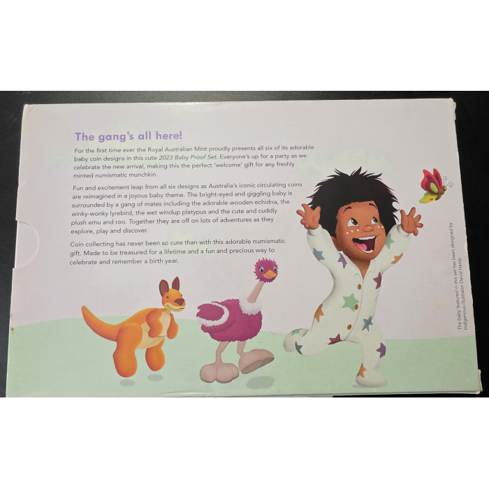 Royal Australian Mint Baby Coins 2023 Proof Year Set 