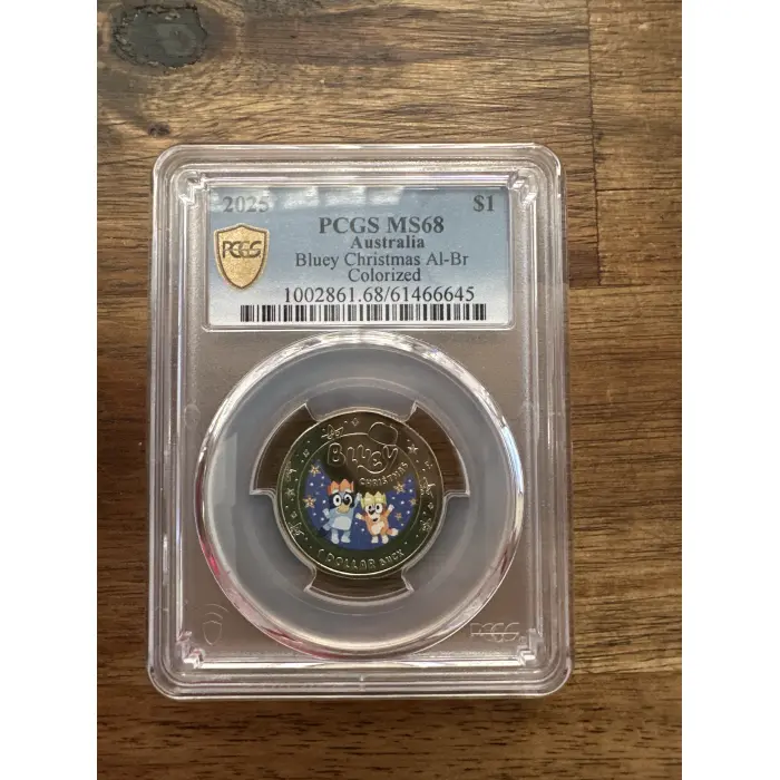 2025 - MS68 - $1 -  Bluey Christmas