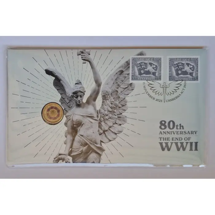 2025 $2 Remembrance Day- Red Poppy Wreath PNC