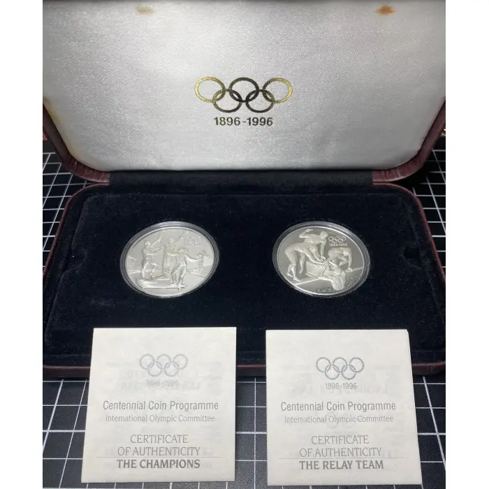 Sterling Silver 1993 Olympics Set - 2 x $20 Coins