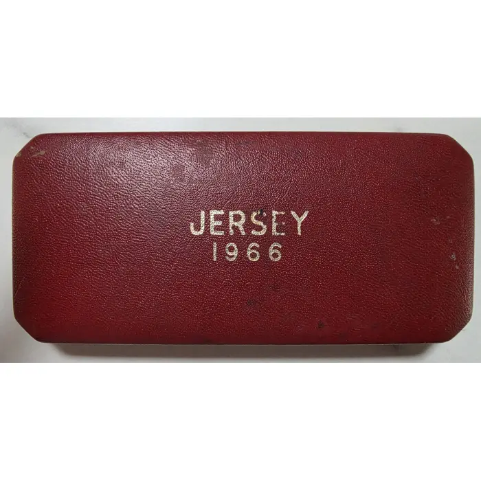 1966 Jersey 4-Coin Set – 2 x 1/4 Shilling & 2 x 1/12 Shilling – In Original Box