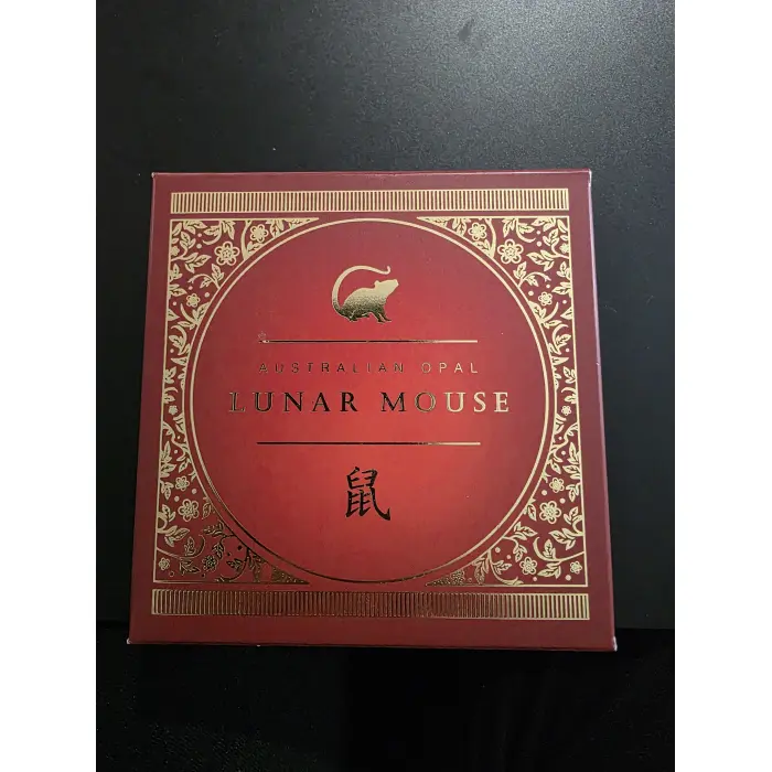 Australian Opal Lunar Series 2020 Year of the Mouse 1oz Silver Proof Coin