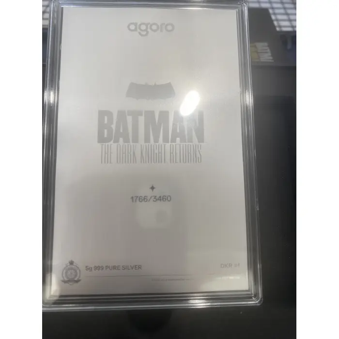 Agoro Batman the Dark Knight Returns - Engraved Silver Foil