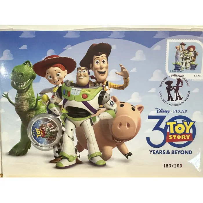 Toy Story oversized PNC 1/2oz silver 30th Anniversary 