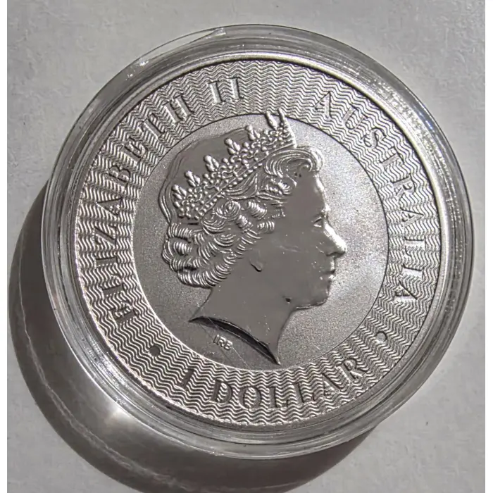 2021 1 oz 9999 Fine Silver Australian Kangaroo in Capsule