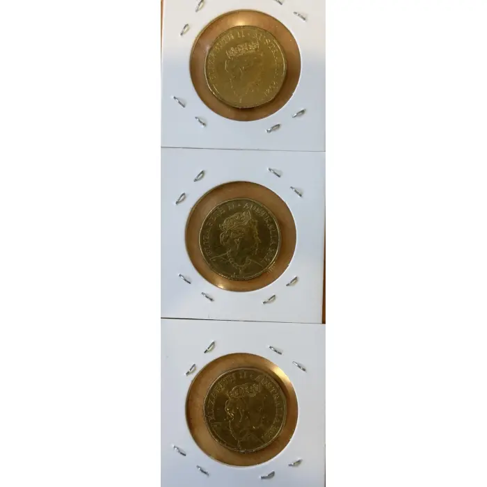 2021 Great Aussie Coin Hunt 2 - $1 x 3