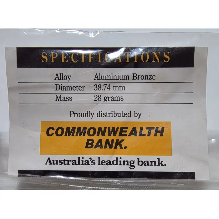 1988 Australia $5 Commemorative Coin – Parliament House Opening – Sealed 