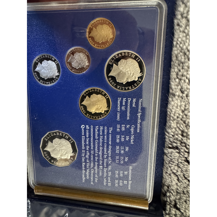 2000 RAM Millennium 6 coin Proof Year set 