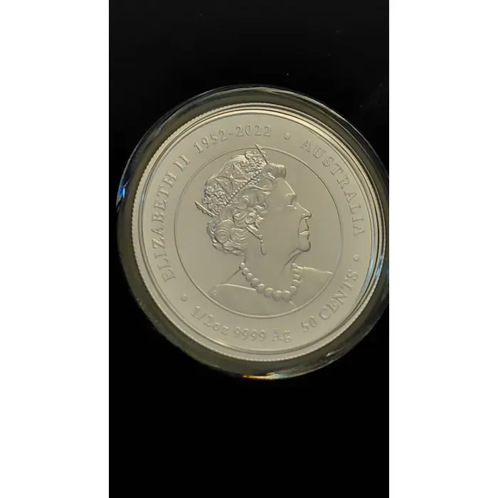 Australian Lunar Series 111  2024 Year of the Dragon 1/2 oz Silver Proof Coin  