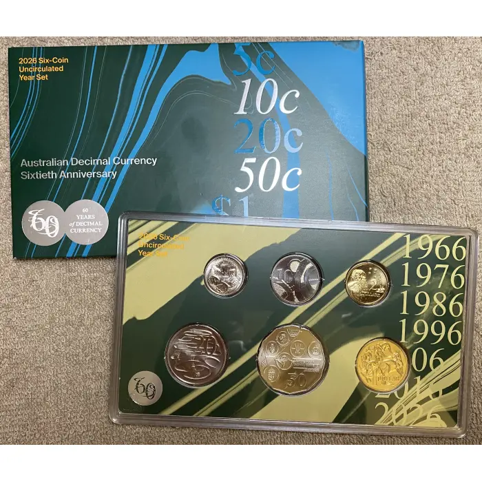 2026 Six Coin Uncirculated Year Set
