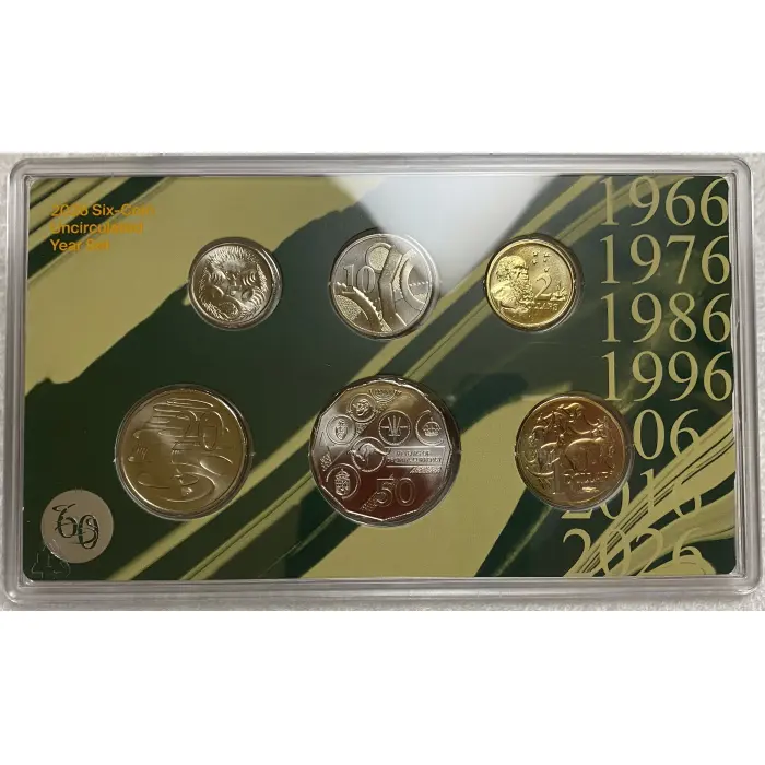 2026 Six Coin Uncirculated Year Set