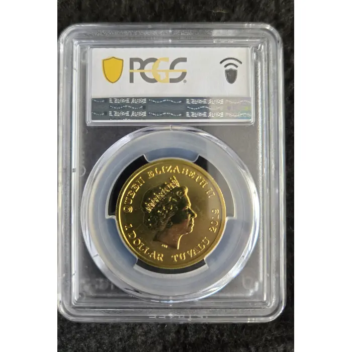 2019 $1 MS68 Native Bees colourised 