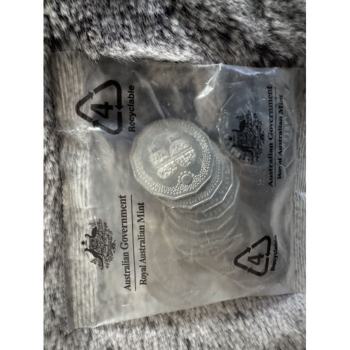 2024 RAM 50c  50yrs NAIDOC Committee mint coin bag x 20 coins 
