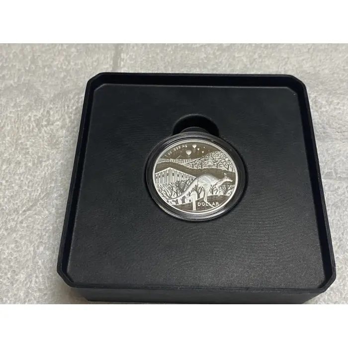 2025 $1 Bush Capital Kangaroo Series 1oz .99 Silver Proof