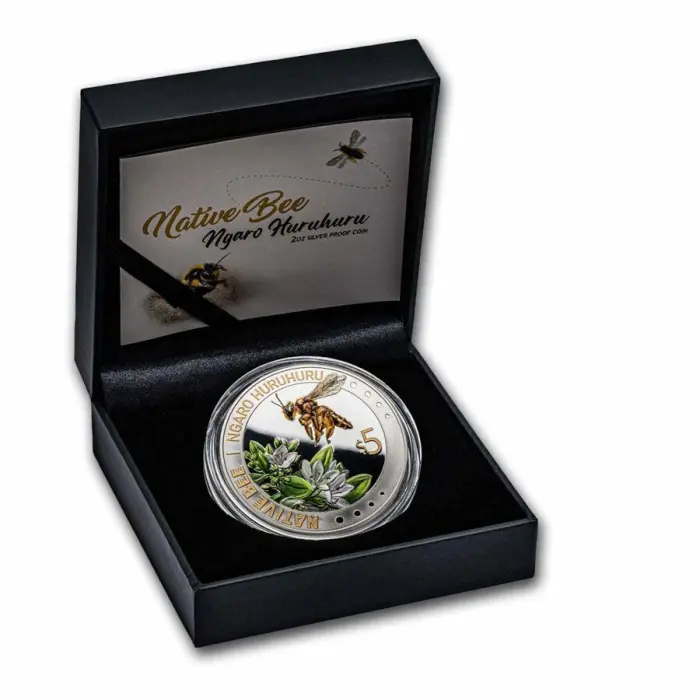 2023 2oz Silver Native Bee - Mintage: 400