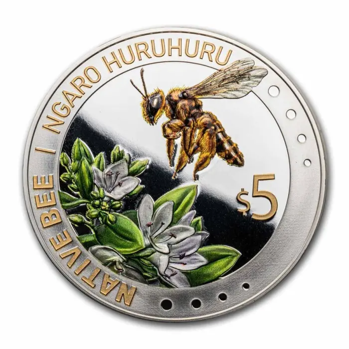 2023 2oz Silver Native Bee - Mintage: 400