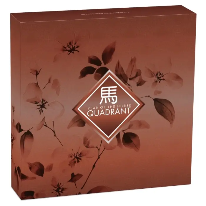 2026 Perth Mint Lunar Horse Quadrant 1oz Silver Proof Coloured 4-Coin Set 99.99%