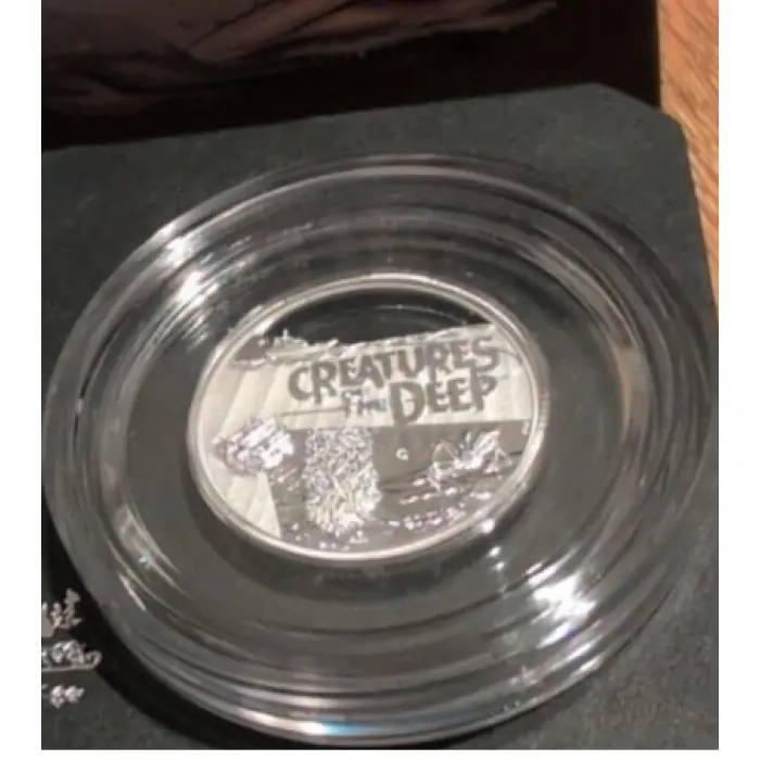 Creatures of the Deep.   Silver "Blob Fish".