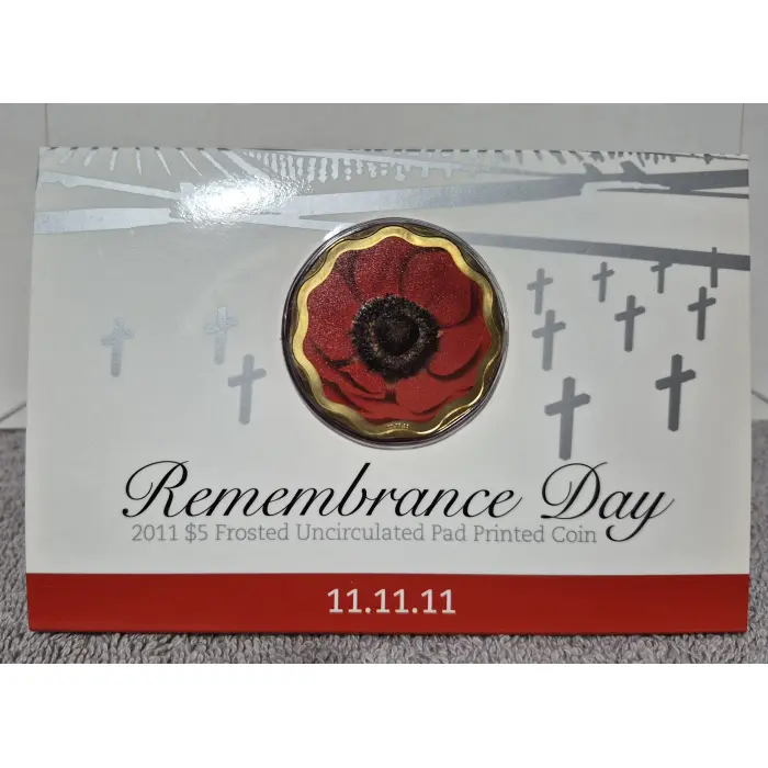 2011 $5 Remembrance Poppy