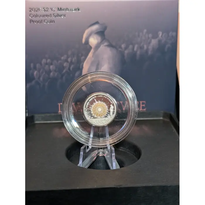 2026 ANZAC Day – $2 Silver  C-Mint Dawn of Service 